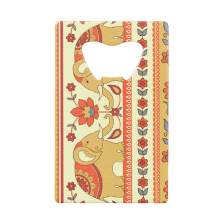 éléphants ethniques, fleurs, motif sans soudure.