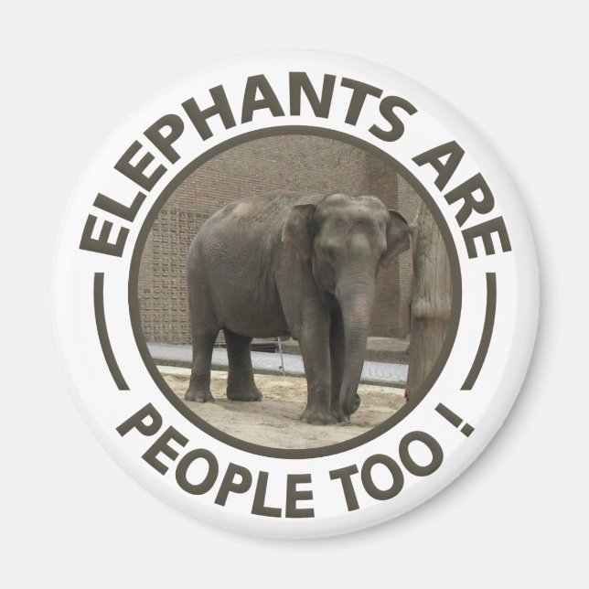 ELEPHANTS-Magnet Magnet (Vorne)