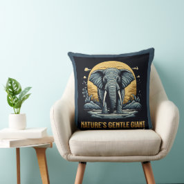 Elephants Nature's Gentle Giant Kissen