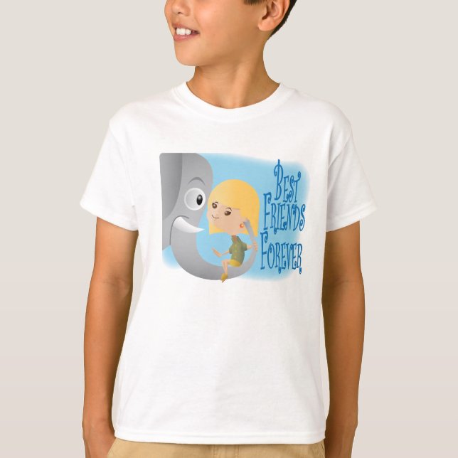 Elephants Never Forget Their Friends T-Shirt (Vorderseite)