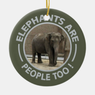 ELEPHANTS-Ornament - anpassen Keramikornament