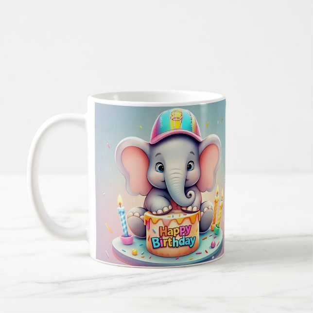 " ELEPHANTS SCHNELLFEIERSCHAFT " KAFFEETASSE (Links)