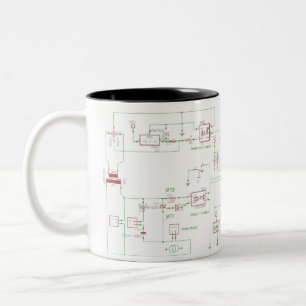 Eletronics Zweifarbige Tasse