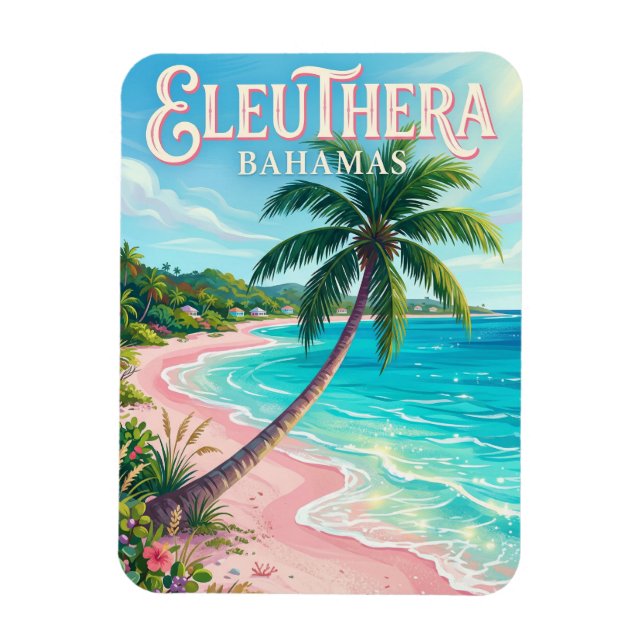 Eleuthera Bahamas Magnet (Vertikal)