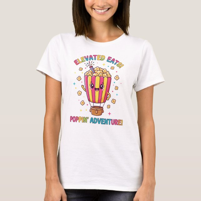 Elevated Eats – Popcorn Fantasy T-Shirt (Vorderseite)