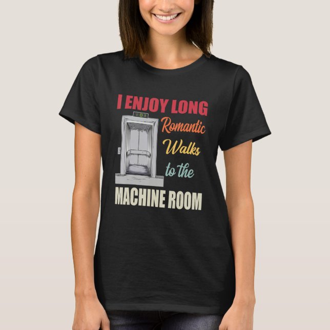 Elevator Mechanic Repairman T-Shirt (Vorderseite)