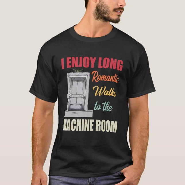 Elevator Mechanic Repairman T-Shirt (Vorderseite)
