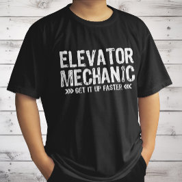 Elevator Mechanik bringt schnelleres Reparaturgesc T-Shirt