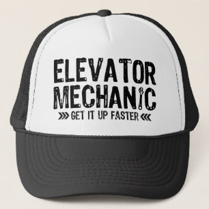 Elevator Mechanik bringt schnelleres Reparaturgesc Truckerkappe