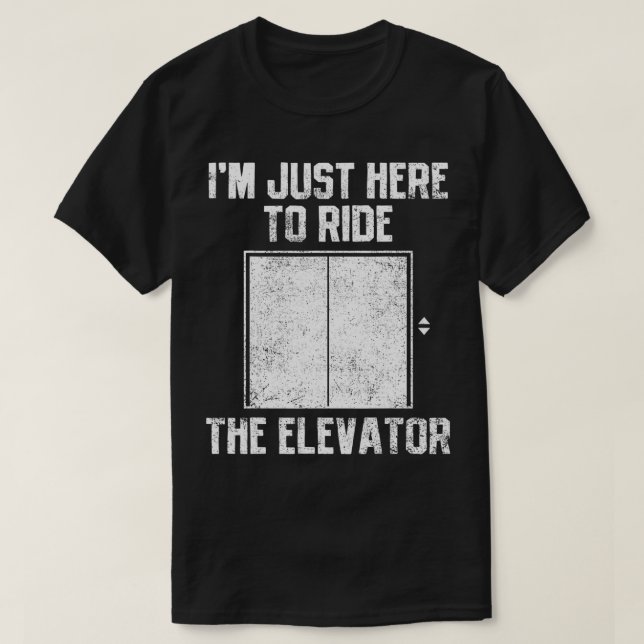 Elevator Riding  T-Shirt (Design vorne)