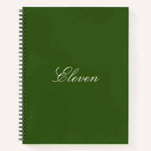 "Eleven" Notizbuch