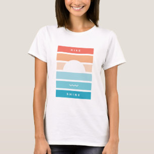 élever un t-shirt brillant pour les femmes