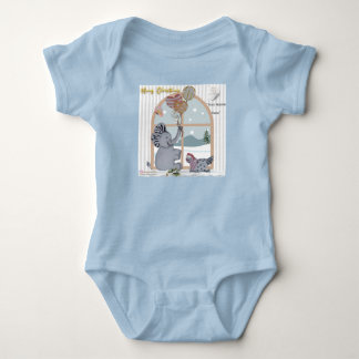 Eleze & Freunde Boganhues Druck Baby Strampler