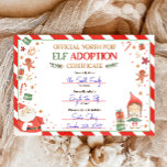 Elf-Adoption-Zertifikat Adoptierte ein Elf Weihnac Einladung<br><div class="desc">Dieser niedliche Elf Letter ist eine perfekte Ergänzung zu Ihrem magischen Weihnachten!</div>