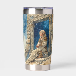 Elf Altes Irland mit Himmel, Tumbler Wasserflasche Thermobecher