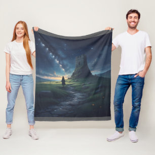 Elf Ancient Ireland Nachthimmel Fleece-Decke Fleecedecke