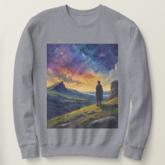 Elf Ancient Ireland unter dem Nachthimmel Sweatshi Sweatshirt