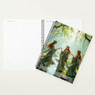 Elf-Ansammlung-Kalender Planer