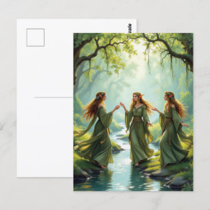 Elf Ansammlung Postkarte