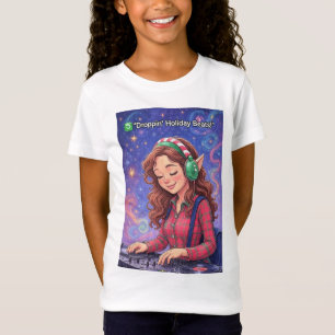 Elf auf den Decks – Droppin’ Holiday Beats girls2 T-Shirt