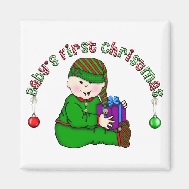 Elf Baby - Asiatische Hemden und Geschenke Magnet (Vorne)