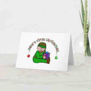 Elf Baby - Lateinamerikanische T-Shirts und Gesche Feiertagskarte