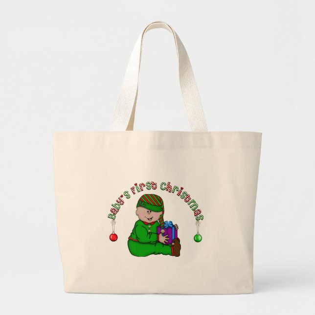 Elf Baby - Latino Tshirts und Geschenke Jumbo Stoffbeutel (Vorne)