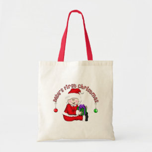 Elf Baby White Erste Weihnachtsgeschenke und Gesch Tragetasche