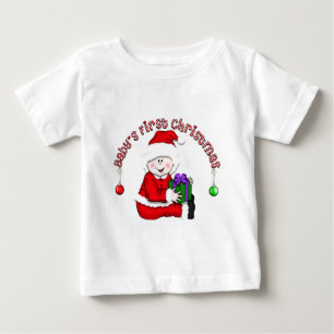 Elf Baby White First Christmas Tshirts et cadeaux