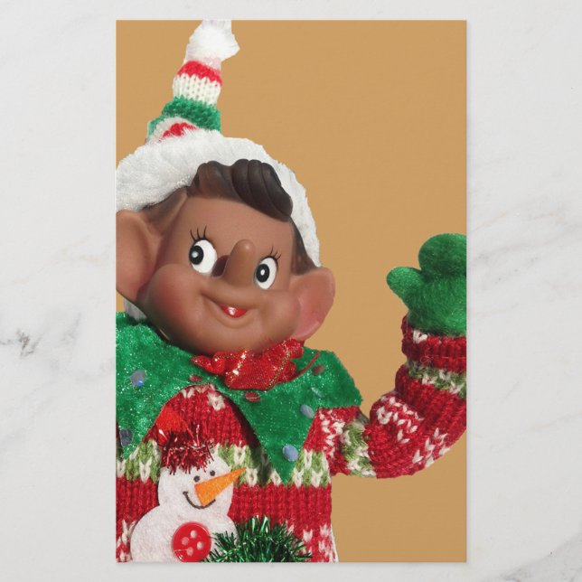 Elf Briefpapier (Vorderseite)