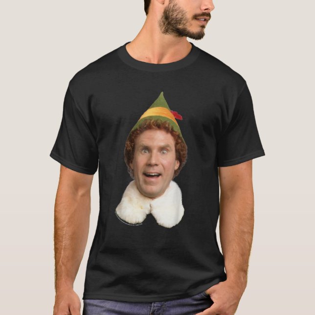 Elf Buddy, das große Elf-Gesicht T-Shirt (Vorderseite)