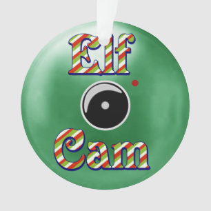 Elf Cam Ornement de Noël/Caméra Elf Pôle Nord