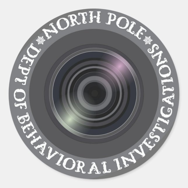 Elf Camera Stickers (Vorderseite)