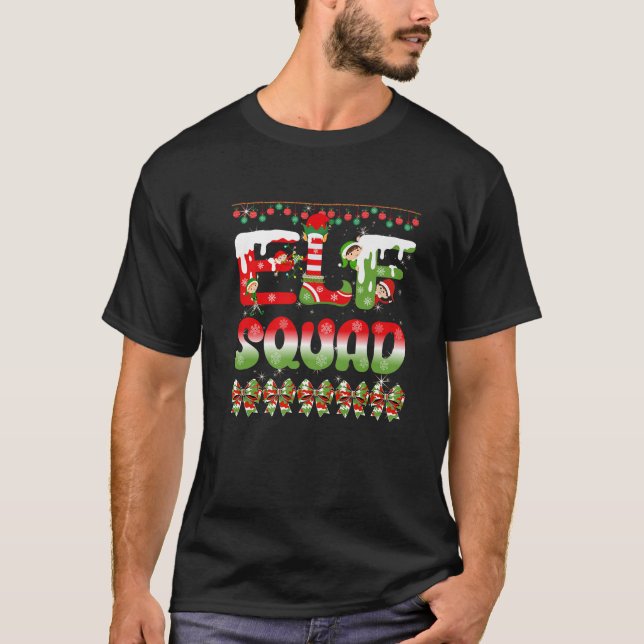 Elf camo Coquette Bow Camouflage Old Hunting Party T-Shirt (Vorderseite)