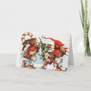 Elf Christmas Card Feiertagskarte