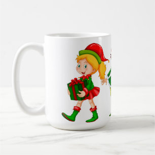 ELF Christmas Pattern Kaffeetasse