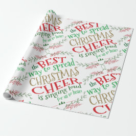 Elf Christmas Wrapping Paper Christmas Cheer Geschenkpapier
