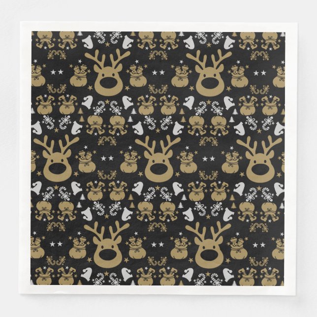 Elf Christmas Wrapping Serviette (Vorderseite)