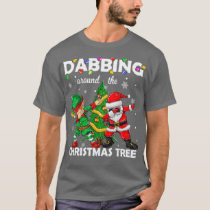 Elf Dabbing Santa Shirt Kinder Jungs Männer Klaus 