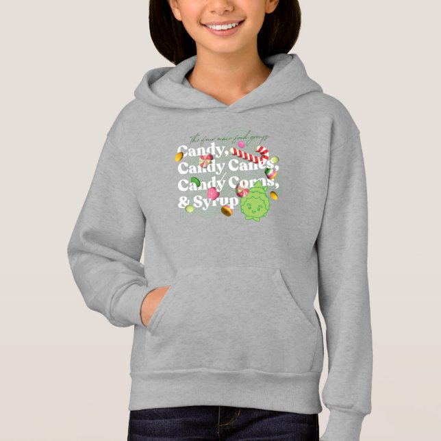 Elf der Film | Die vier Hauptnahrungsgruppen Hoodie (Vorderseite)