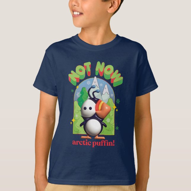 Elf der Film | Nicht jetzt arktischer Puffin! T-Shirt (Vorderseite)