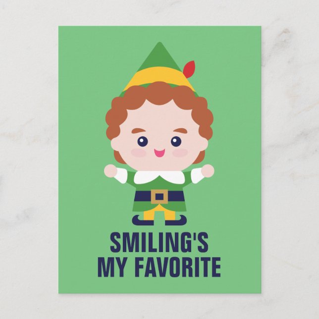 Elf der Film | Niedlich Buddy Postkarte (Vorderseite)