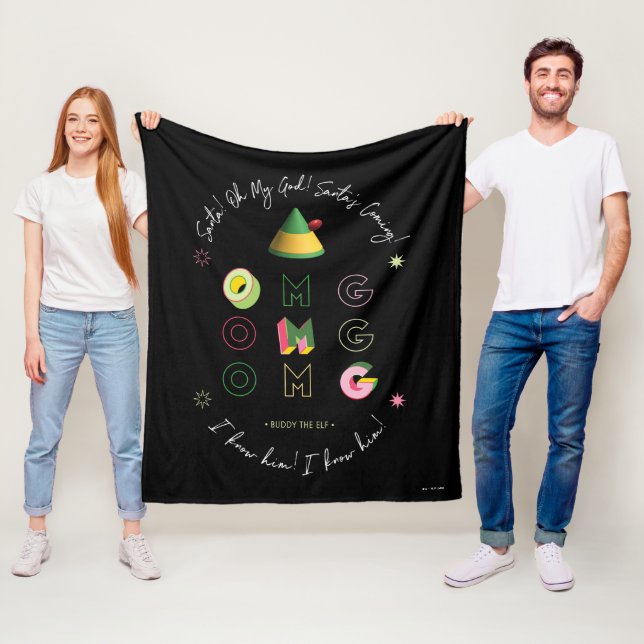 Elf der Film | Santa OMG Fleecedecke (Beispiel)