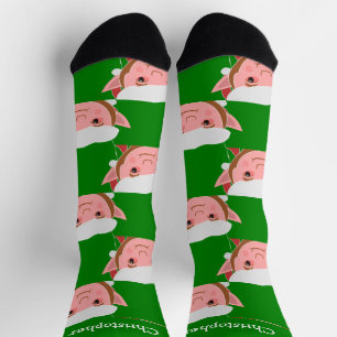 Elf Design Weihnachten Socken