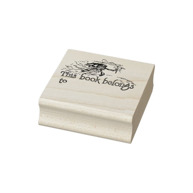 Elf - Dieses Buch gehört Gummistempel (Stempel)