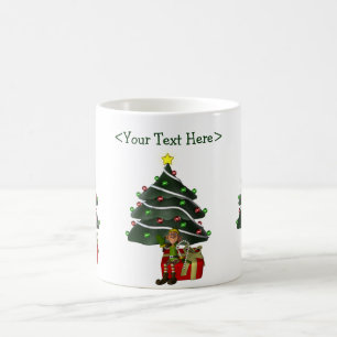 Elf drôle a personnalisé la tasse de vacances de