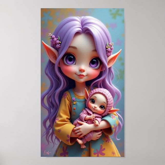 *Elf & Elf Puppe Poster (Vorne)