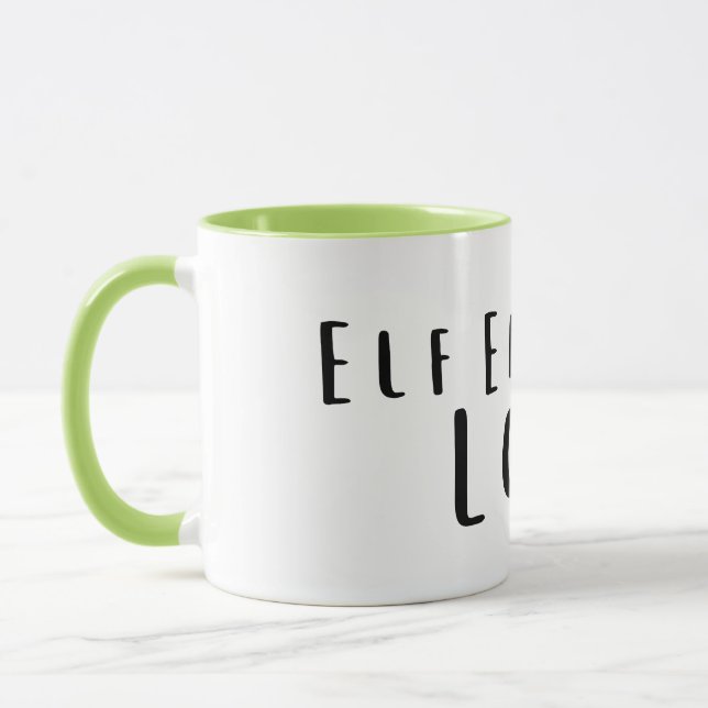 Elf Energy: Low Funny, Exhausted Mug Tasse (Links)