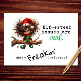 Elf Esteem Issues Funny Sarcastic Weihnachten