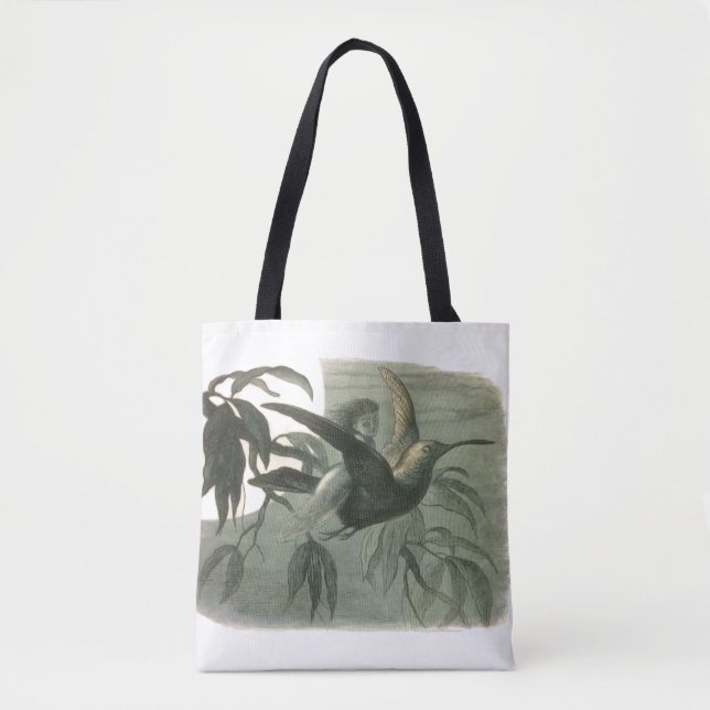 Elf Fairies Elves Moon Night Scene Bird Flying Tasche (Vorderseite)